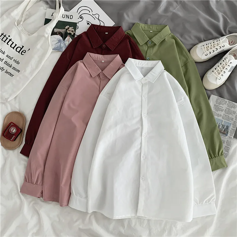 Top Trends: Women Cotton Shirts Women White Shirt Long Sleeve Blouse Female Tops OL Basic Shirt Blouses Elegant Woman Clothing NS4881 Shoppable Styles