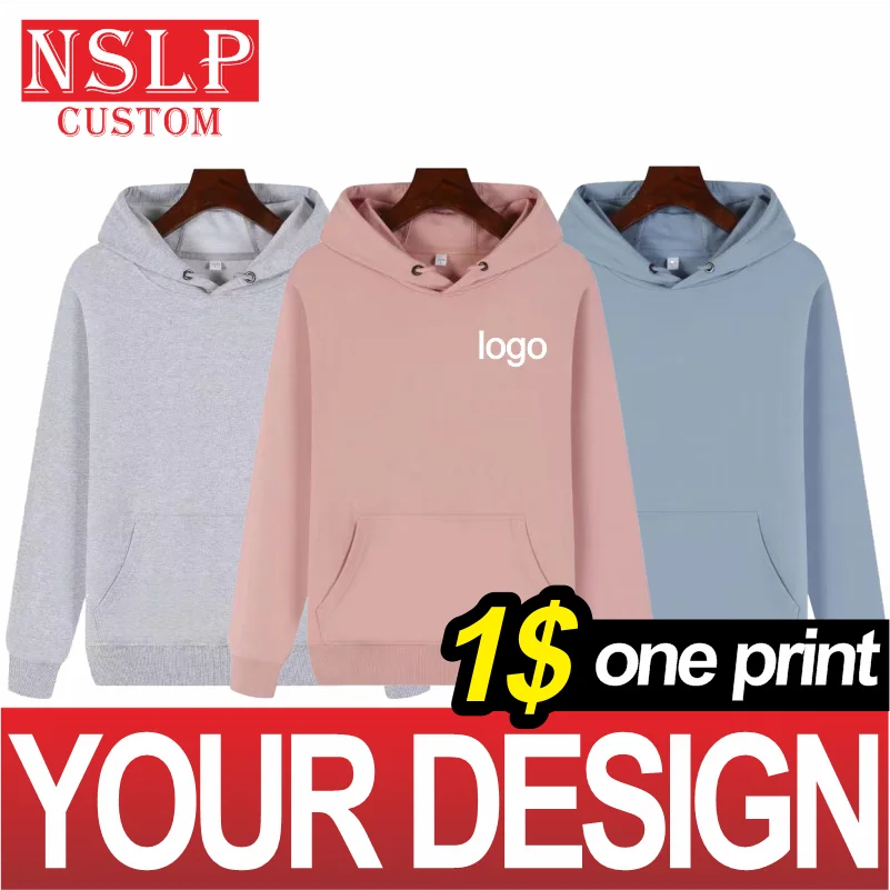 Top Trends: Custom Sweatshirts Logo Text Photo Men Women Polluver Customize Hoodies Customization Design Personal Custom Embroidery NSLP Shoppable Styles