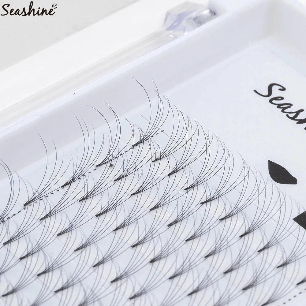 Top Trends: Seashine Volume 3D / 4D / 5D / 6D Eyelashes Short Stem Pre Made Fans Silk Soft Lash Extension False Mink Individual Lashes Shoppable Styles