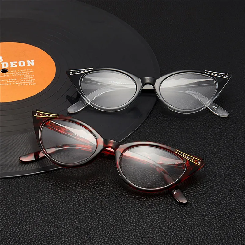 Top Trends: Seemfly Retro Cat Eye Women Reading Glasses Female Classic Candy Color Frame Clear Lens Presbyopic Eyeglasses Diopter 0 To + 4.0 Shoppable Styles - Image 5