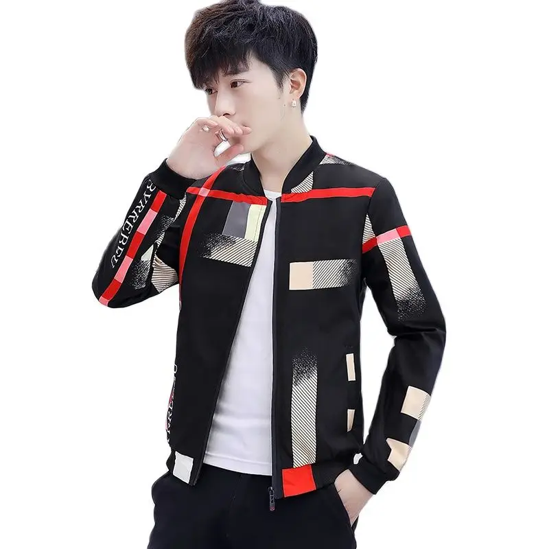 Top Trends: 2021 New Men's Jacket Spring Autumn Fashion Casual Printing Baseball Coat Slim Fit Bomber Male Coat Men Windbreaker Outwear 3XL Shoppable Styles - Image 6