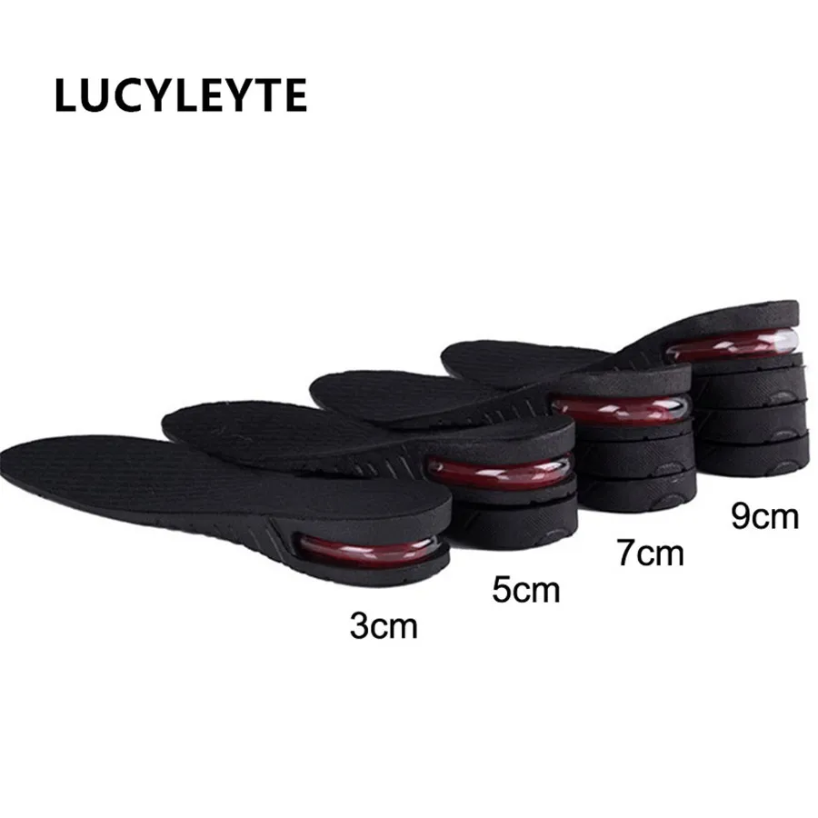 Top Trends: 3-9cm Height Increase Insole Cushion Height Lift Adjustable Cut Shoe Heel Insert Taller Women Men Unisex Quality Foot Pads Shoppable Styles