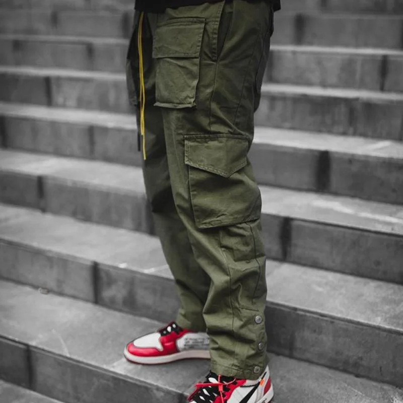 Top Trends: Cargo Pants Men Multi-pocket Mens Pants Streetwear Hip-Hop Casual Jogging Pant Trousers Male Fashion Trend Student Clothing Shoppable Styles