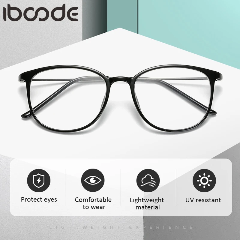 Top Trends: Iboode -1 -1.5 -2 -2.5 -3 -3.5 -4 Classic Finished Myopia Glasses Women Men Anti Blue Rays Short Sight Eyeglasses Unisex Eyewear Shoppable Styles