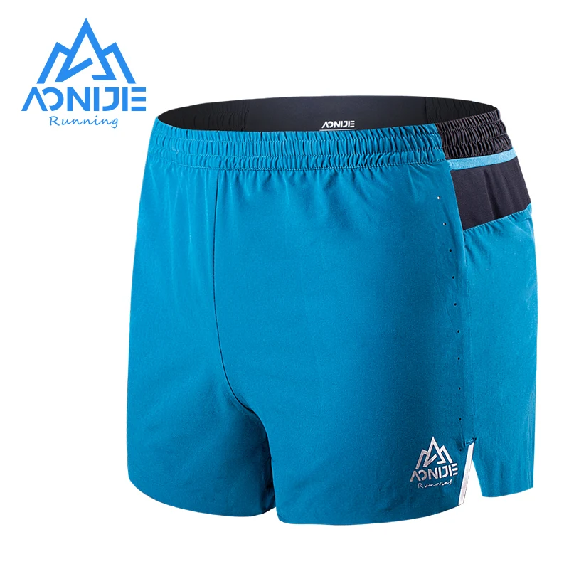 Top Trends: AONIJIE F5101 Men Sports Quick Dry Without Lining Shorts Lightweight Elastic Belt Boxers Trunks Jams For Gym Running Fitness Shoppable Styles