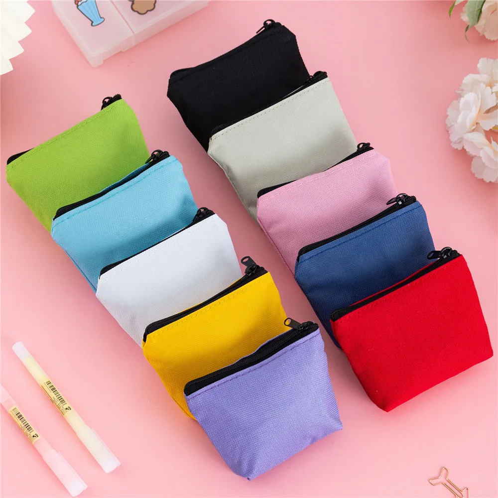 Top Trends: Women Canvas Coin Purse Small Wallet Pouch Daily Storage Bag Zipper Children Female Key Card Holder Pouch Mini Money Bag Gift Shoppable Styles