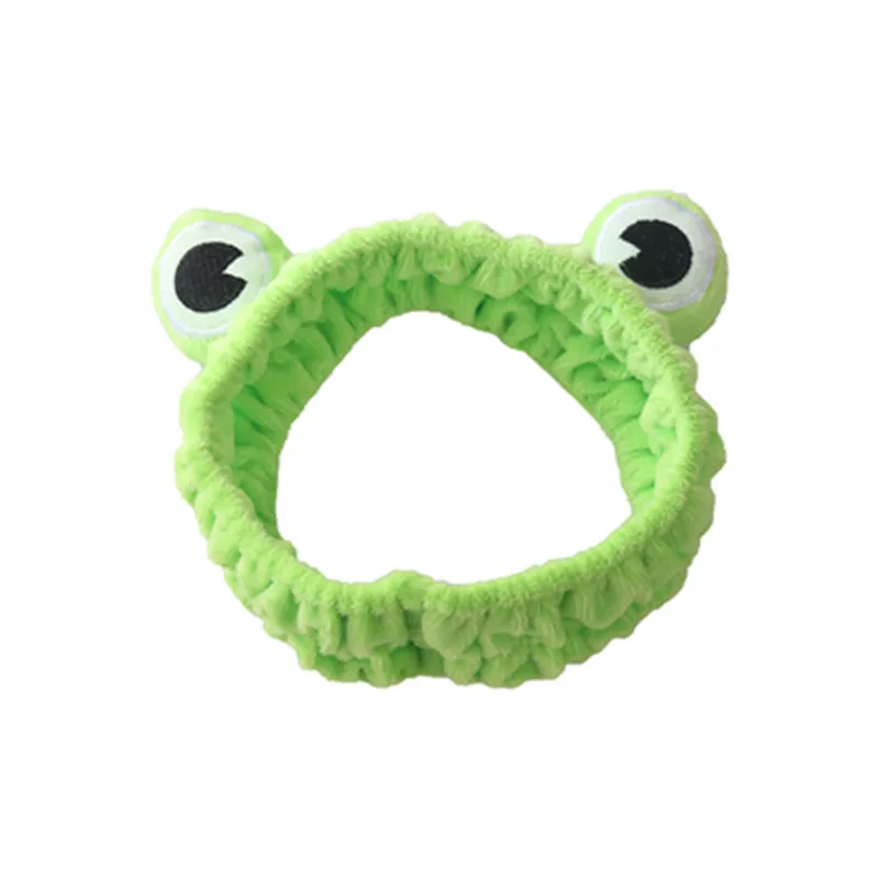 Top Trends: 2021 Funny Frog Makeup Headband Wide-brimmed Elastic Hairbands Cute Girls Hair Bands Women Hair Accessories Girls Hairband Shoppable Styles - Image 6