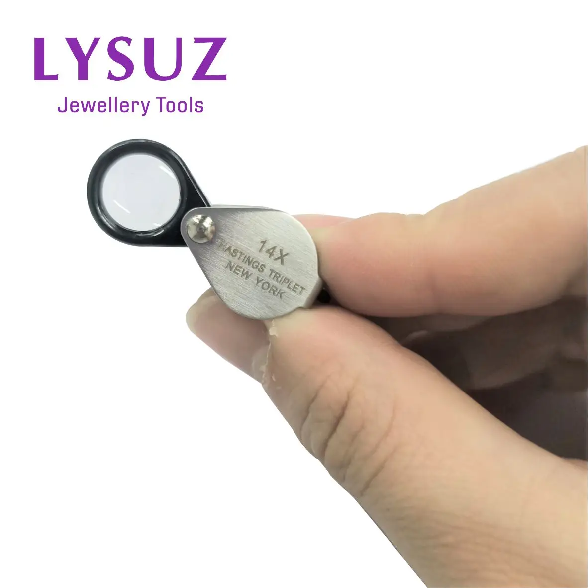 Top Trends: Portable Light Mini Light Diamond High Power New Gemstone York Triple 10x 14x Jewelry Hasting Loupe Lysuz Shoppable Styles - Image 4