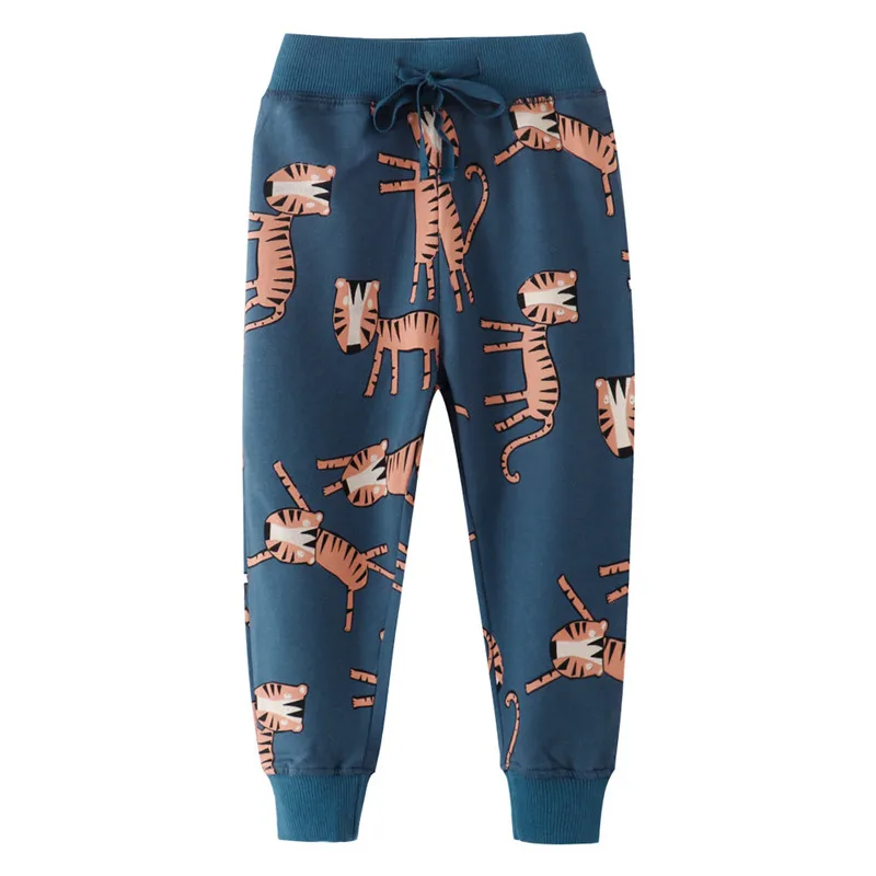 Top Trends: Jumping Meters 2-7T Boys Girls Sweatpants Children&#039;s Trousers Animals Autumn Winter Baby Clothes Toddler Kids Full Pants Costume Shoppable Styles