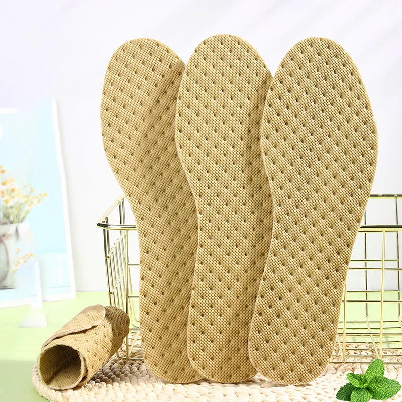 Top Trends: Mint Deodorization Insoles Breathable Soft Comfortable Shoes Pad For Men Women Cool Breathe Freely Health Feet Insert Soles Shoppable Styles