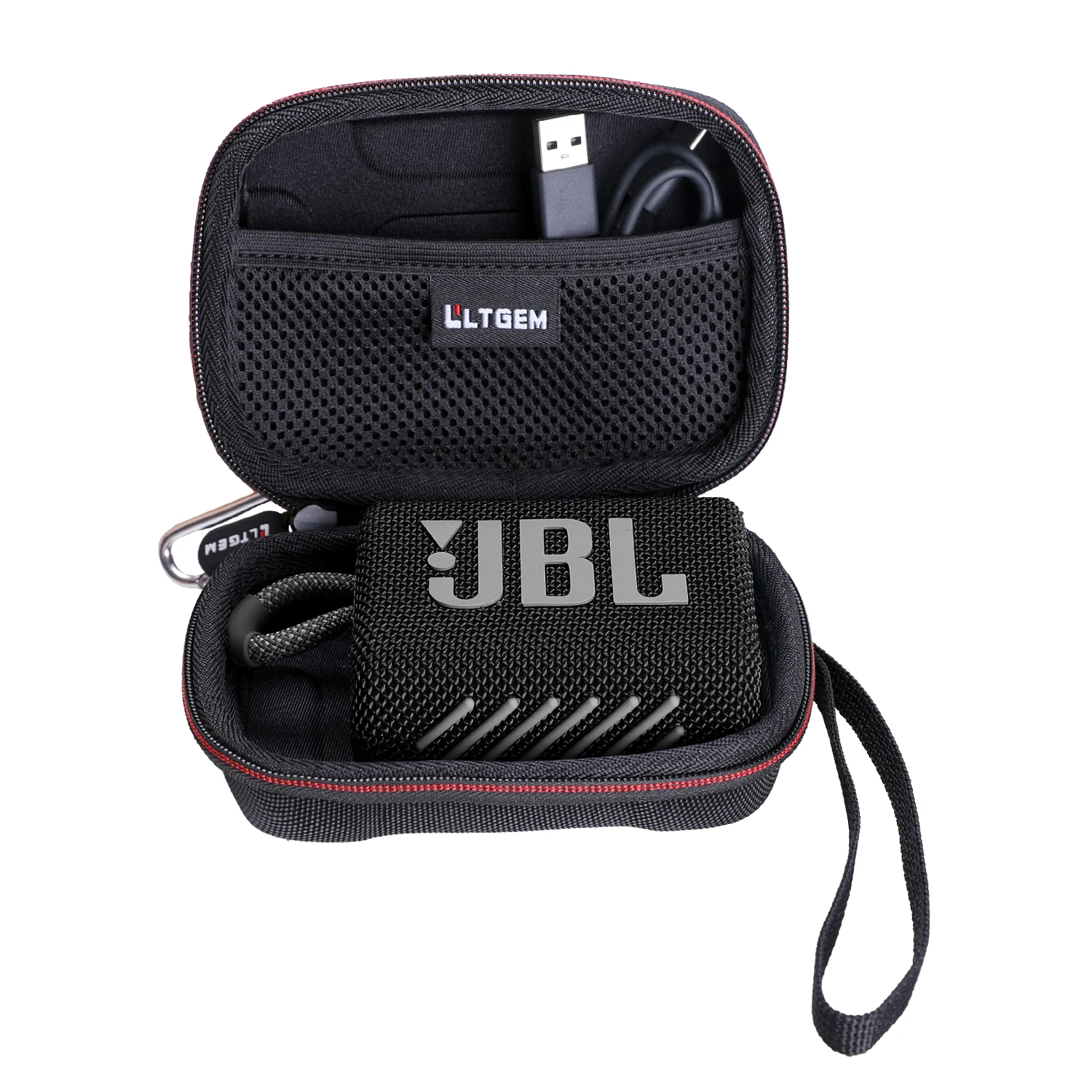 Top Trends: LTGEM Waterproof Black EVA Hard Case For JBL Go 3 Portable Speaker With Bluetooth Built-in Battery Shoppable Styles