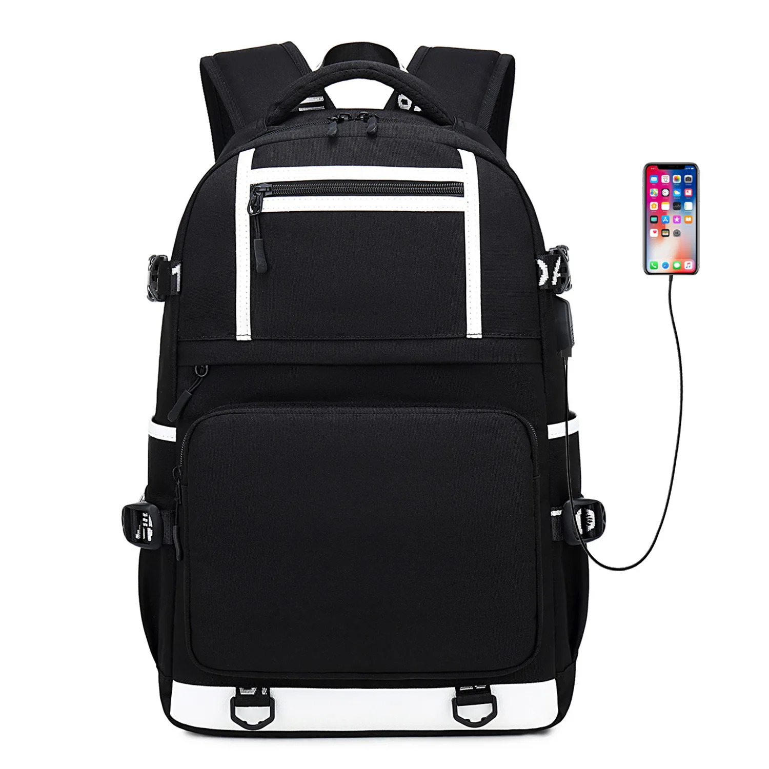 Top Trends: Supernatural Backpack Women Men Multifunction Waterproof USB Charging Laptop Backpack School Travel Bags For Boys Girls Shoppable Styles - Image 6