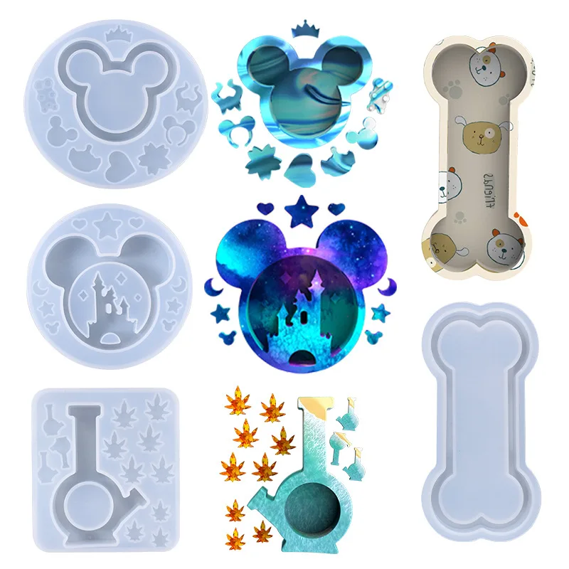 Top Trends: Epoxy Resin Mold Keychain Pendants For DIY Epoxy Resin Jewelry Resin Decoration Silicone Mould Shoppable Styles