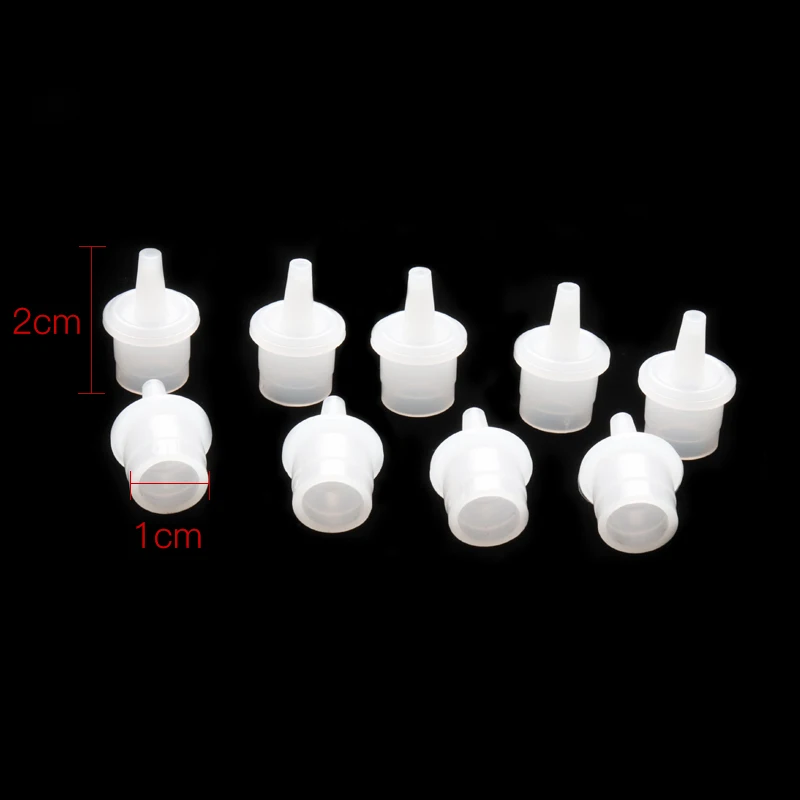 Top Trends: 20 Pcs Universal Eyelash Glue Replacement Bottle Mouth Head Convenient Extended Glue Usage Anti-blocking Eyelash Extension Tool Shoppable Styles - Image 2