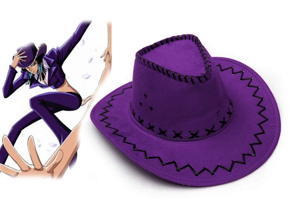 Top Trends: Nico Robin Two Years Ago Cosplay West Cowboy Hat Cap Japanese Anime Halloween Carnival Costume Accessory Headgear Shoppable Styles