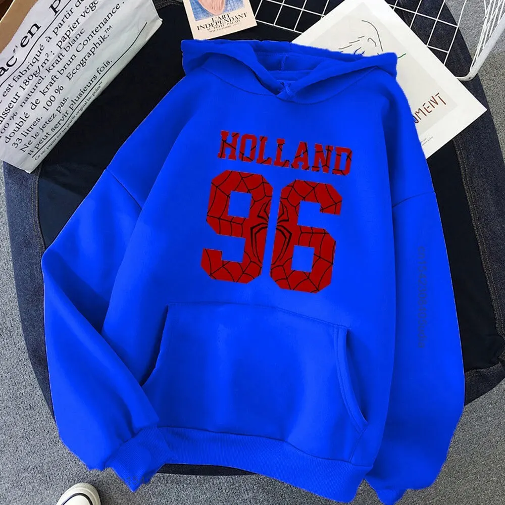 Top Trends: Hot Sale Tom Holland Long Sleeve Streetwear Pullover Tracksuit Women Japanese Cotton Print Aesthetic Harajuku Hoodie Female Shoppable Styles