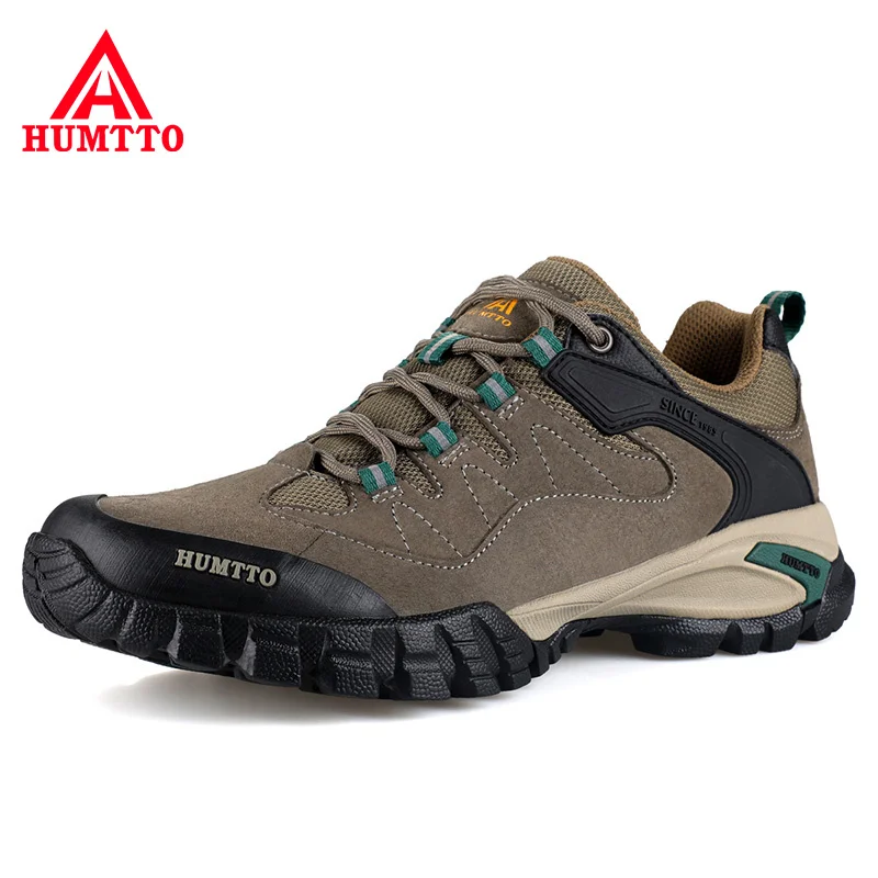 Top Trends: HUMTTO Waterproof Hiking Shoes Men Women Breathable Non-slip Genuine Leather Shoes Outdoor Climbing Trekking Tourism Sneakers Shoppable Styles