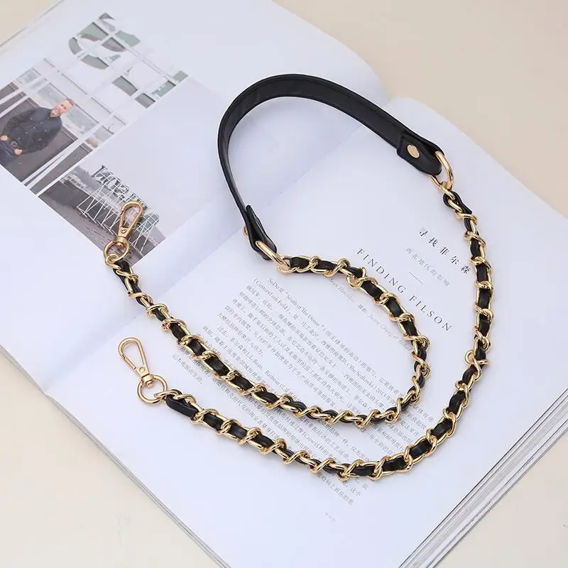 Top Trends: 90cm / 100cm / 110cm / 120cm New Women's Diagonal Span Bag Metal Chain Bag Accessories One-Shoulder Joker Bag Accessories Shoppable Styles