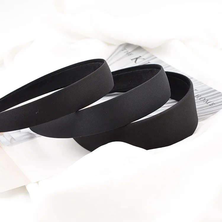 Top Trends: DIY Headwear Material Headband 1.5 2 3 4cm Cloth Headband Semi-finished Black Wide Headband Hair Accessories Wholesale Shoppable Styles