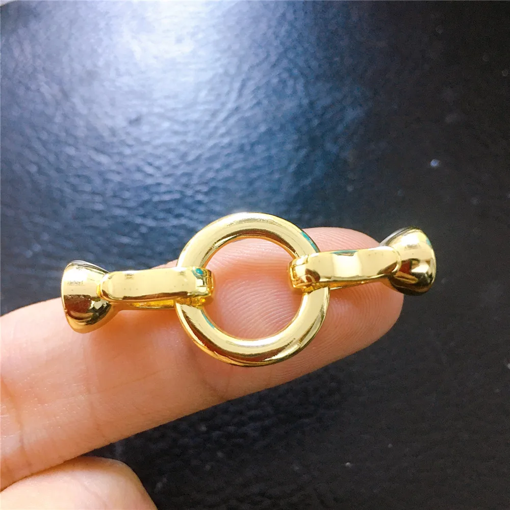 Top Trends: Wholesale DIY Natural Stones Beads Jewelry Making Accessories Silver / Gold Metal Connector Clasps Findings Shoppable Styles