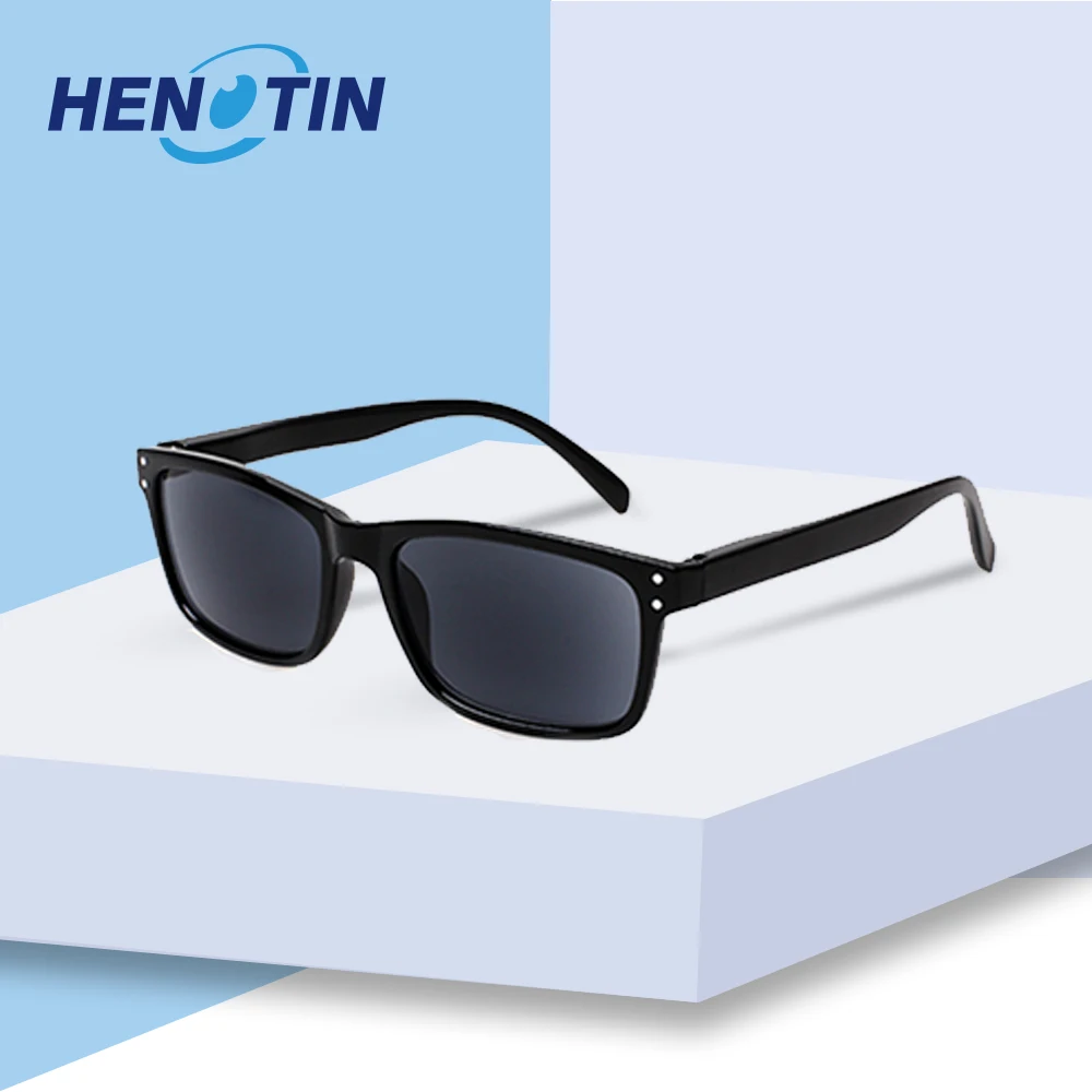 Top Trends: Henotin Reading Glasses Men And Women Retro Spring Hinge Rectangular Frames Quality Eyeglasses Include Sun Readers Shoppable Styles