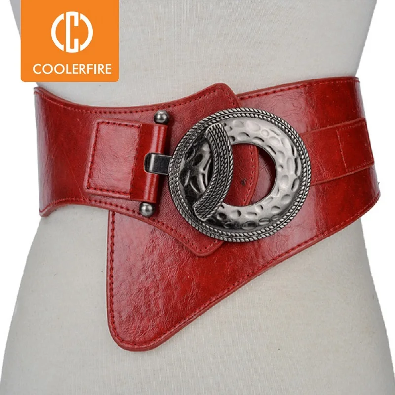 Top Trends: Hot Fashion Women Wide Waist Elastic Stretch Belt Women&#039;s Girdlestrap Belts For Women Cinturon Mujer Cummerbund Strap LB029 Shoppable Styles