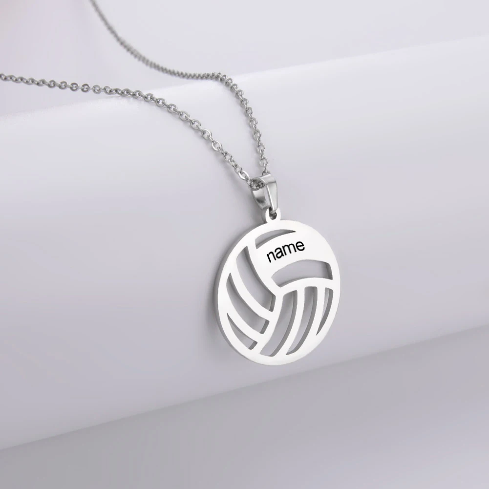 Top Trends: Sipuris Custom Name Necklace For Women Stainless Steel Personalized Name Volleyball Necklace For Men Jewelry Christmas Gifts Shoppable Styles - Image 3