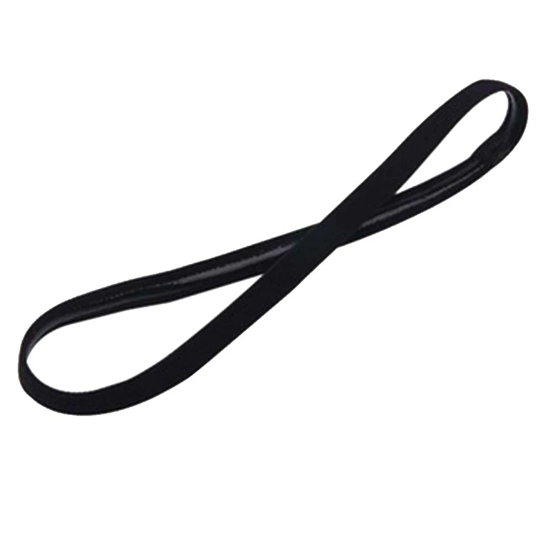 Top Trends: 1 Pcs Women Sweatbands Football Yoga Pure Hair Bands Anti-slip Elastic Rubber Thin Sports Headband Men Hair Accessories Headwrap Shoppable Styles