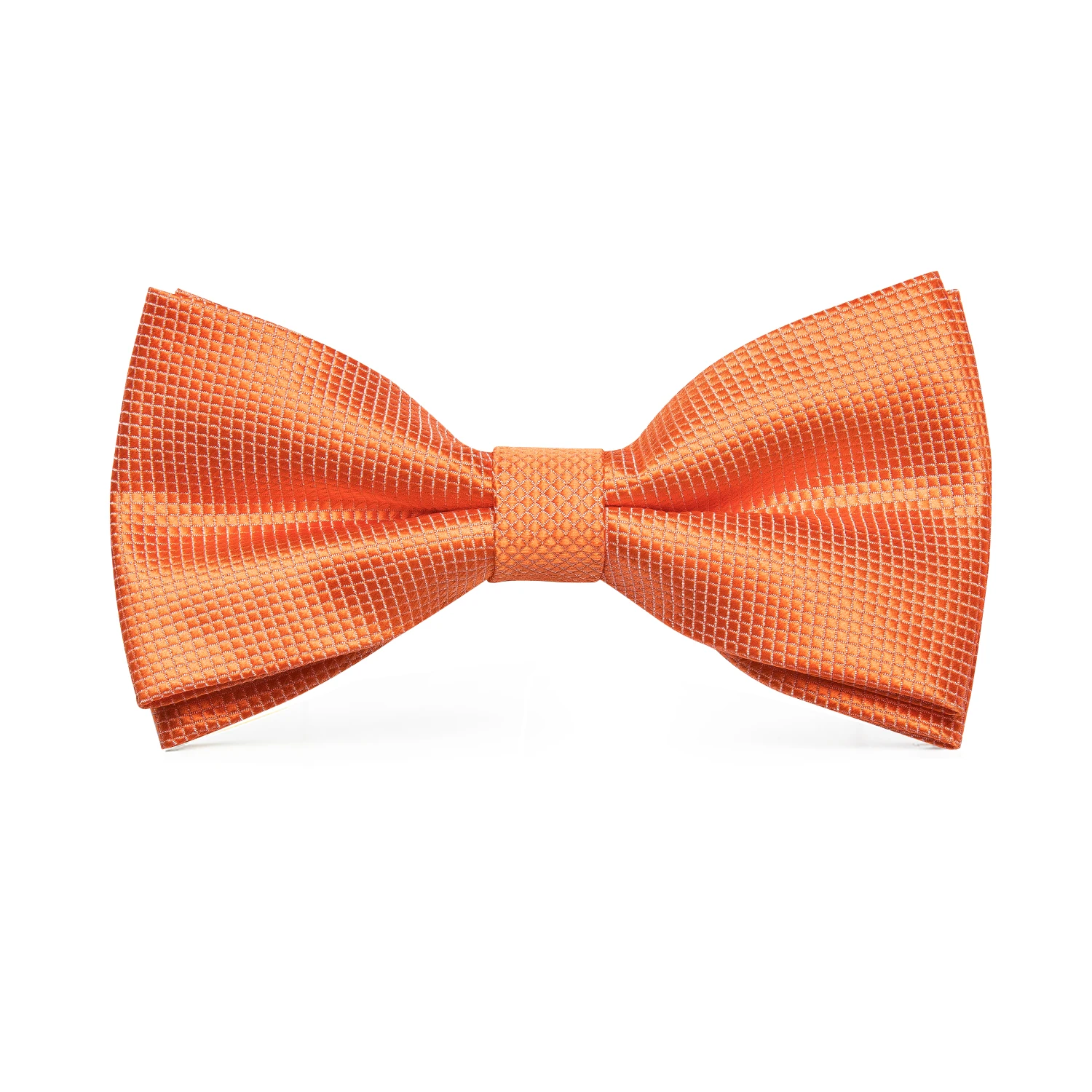 Top Trends: Hi-Tie Silk Orange Solid Mens Bowtie Adult Bow Tie Pocket Squrare Cufflinks Set Pre-tied Men Butterfly Bowknot Wedding Business Shoppable Styles - Image 3