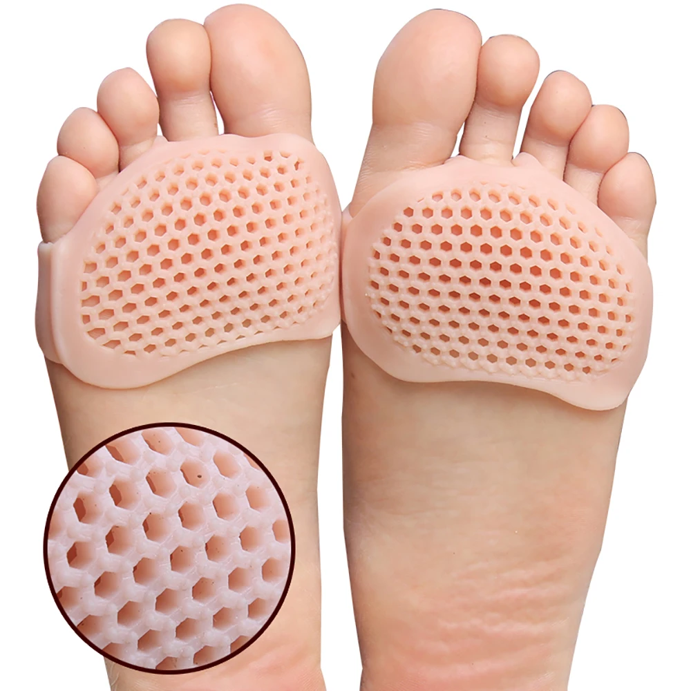 Top Trends: Silicone Forefoot Metatarsal Pads Pain Relief Orthotics Foot Massage Anti-slip Protector High Heel Elastic Cushion Foot Care Shoppable Styles