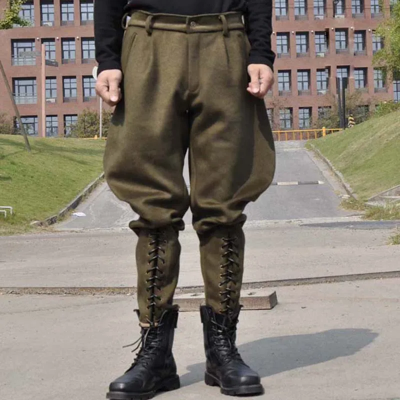 Top Trends: Jodhpurs Pants Calves Length Breeches Equestrian Pants Army Officer Horse Riding Jodhpurs Baggy Pants Steampunk Retro Pants Shoppable Styles