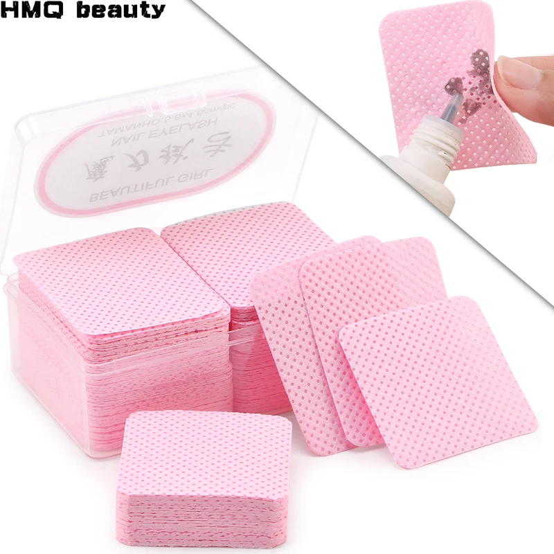 Top Trends: New Wipes Paper Cotton Eyelash Glue Remover Wipe The Mouth Of The Glue Bottle Prevent Clogging Glue Cleaner Pads Shoppable Styles