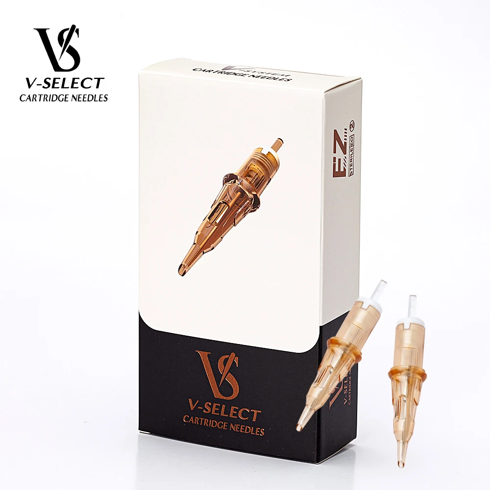 Top Trends: EZ V-Select Tattoo Cartridge Tattoo Needles #06 0.18mm Round Liner Microblading For Tattooing &amp; Permanent Makup 20 Pcs / Box Shoppable Styles