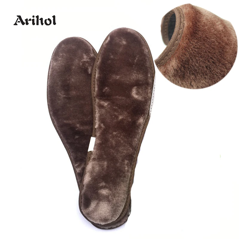 Top Trends: Winter Thick Warm Fur Plush Insole Bamboo Charcoal Anti-Odor Shoes Pad Warm Fluffy Fleece Wool Replacement Insoles For Shoes Shoppable Styles