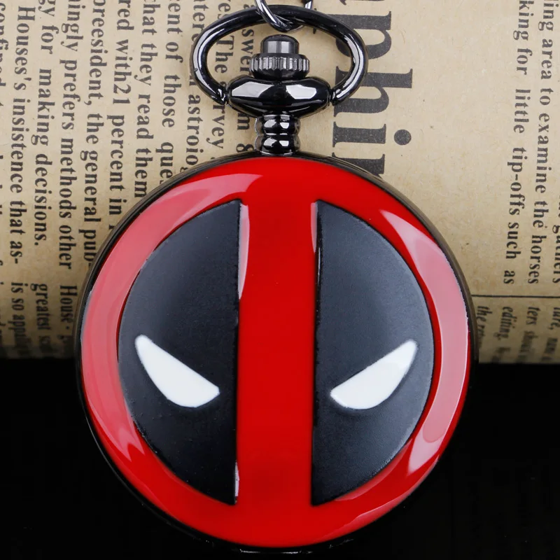 Top Trends: High Technology Movie Theme Cartoonized Black Quartz Pocket Watch Necklace Pendant Classmate Friends Gift Men Women Shoppable Styles