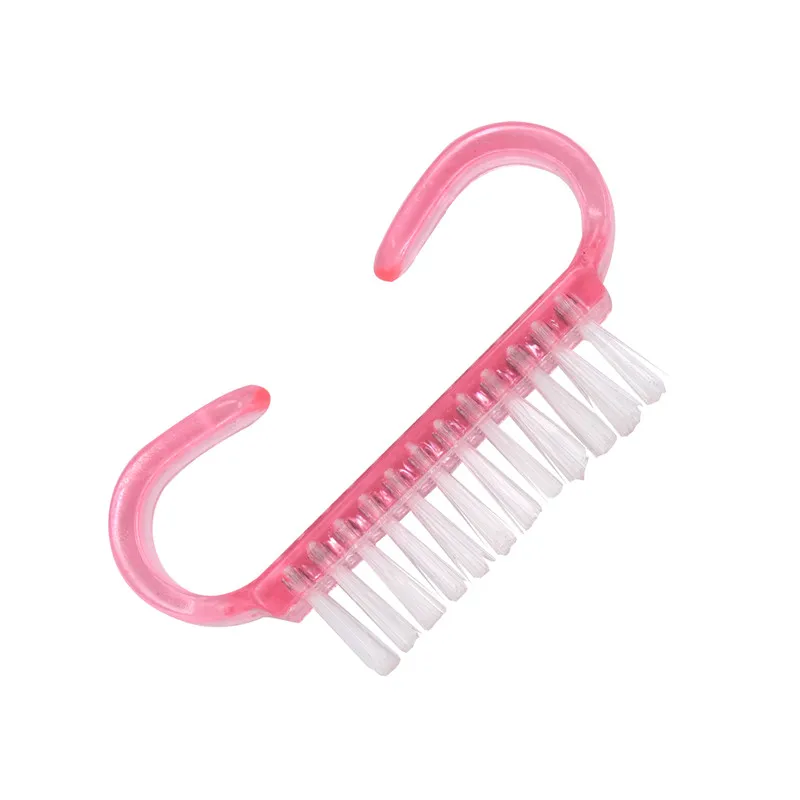 Top Trends: 1Pc Plastic Manicure Pedicure Brush Nail Cleaning Tools Soft Remove Dust Makeup Brushes Nail Care Accessories Shoppable Styles