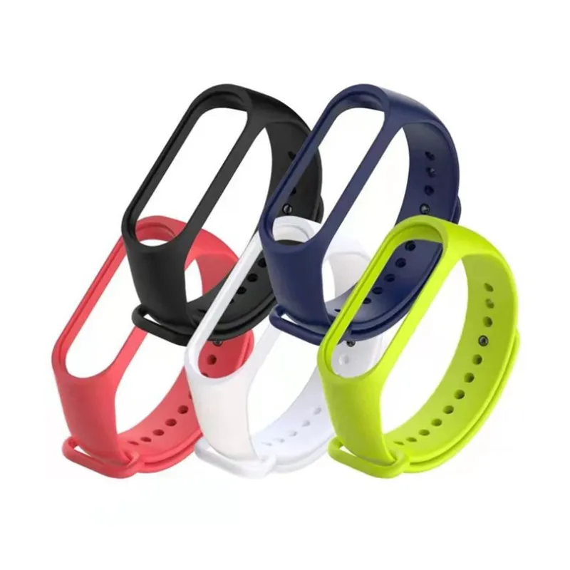 Top Trends: 2021 Strap For Xiaomi Mi Band 5 6 4 3 Strap Watch Soft Silicone Wrist Strap For Xiaomi Mi Band 5 Bracelet Miband 5 Wrist Strap Shoppable Styles