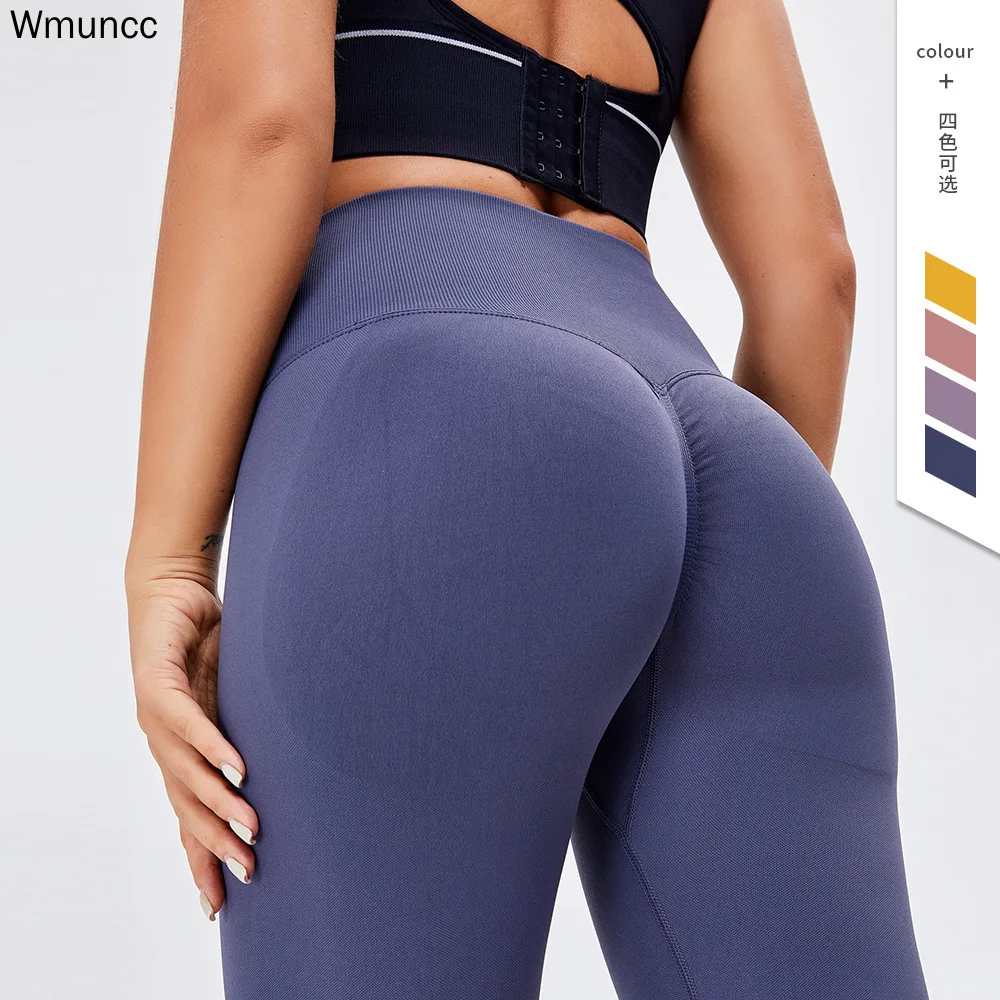 Top Trends: Wmuncc 2023 Women Seamless Gym Legings Scrunch Booty Push Up High Waist Yoga Pants Gymwear Tummy Control Fitness Sport Tights Shoppable Styles