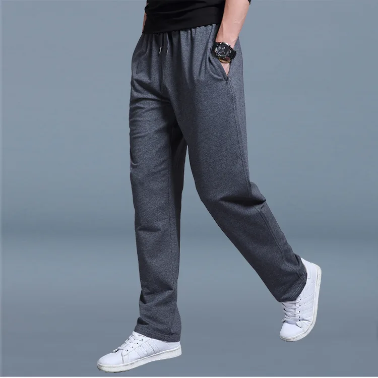 Top Trends: Men Autumn Summer Sports Running Pants Pockets Training Elastic Waist Jogging Casual Trousers Sweatpants Solid Fitness Fattening Shoppable Styles - Image 5