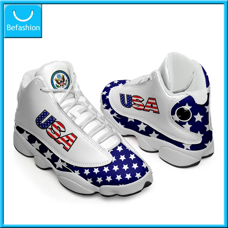 Top Trends: Dropshipping Print On Demand Custom Basketball Sneaker USA United States Flag Custom Print POD Shoes FedEX Shoppable Styles - Image 2