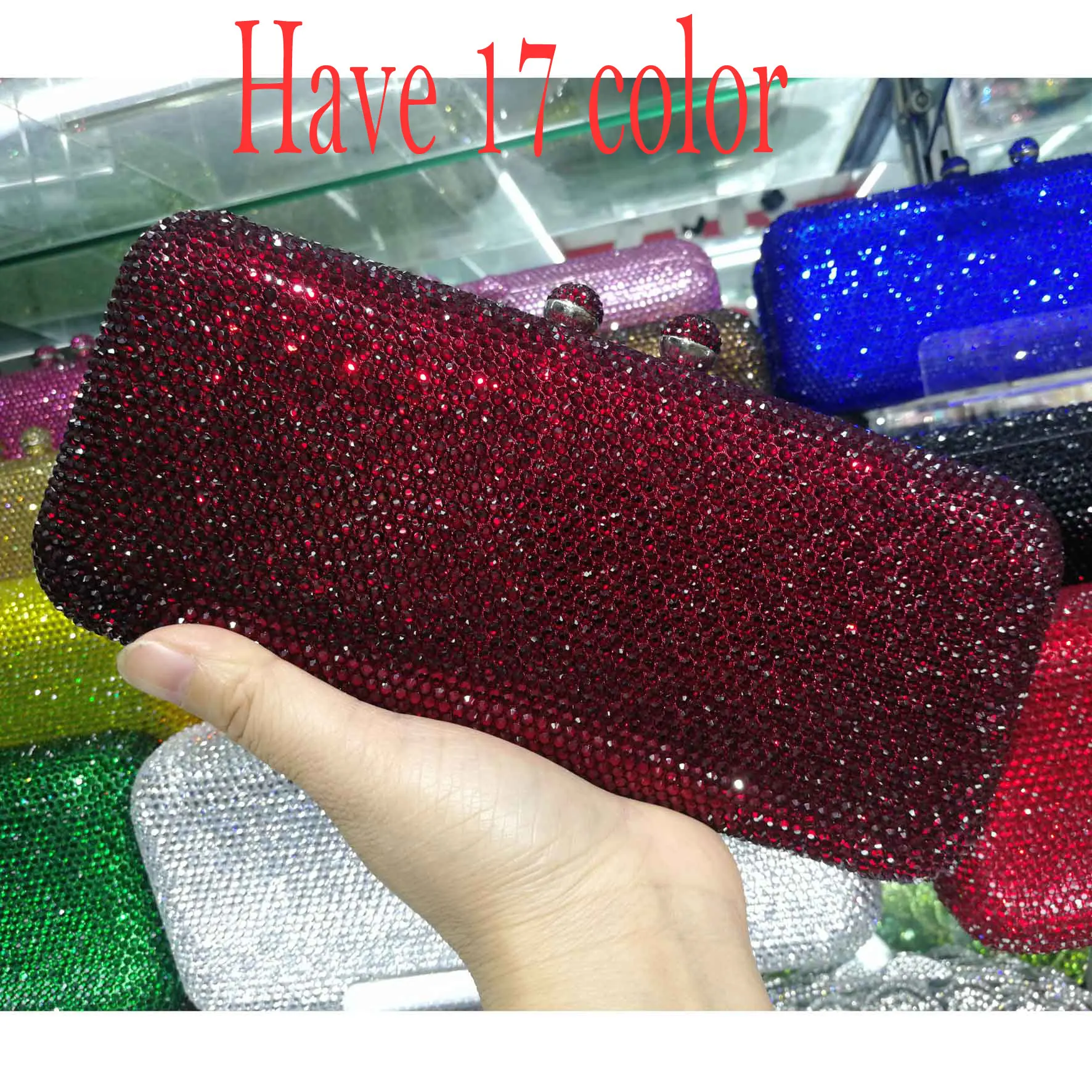 Top Trends: Wine Cheaper Crystal Rhinestones Women Evening Clutch Bag Bridal Wedding Clutches Party Dinner Prom Chain Shoulder Handbag Purse Shoppable Styles