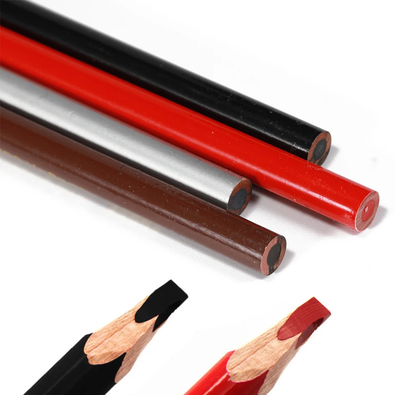 Top Trends: 1pcs Eyebrow Pen Waterproof Shadow Microblading Permanent Makeup Eye Brow Pencil Positioning Lip Dark Brown Eyebrow Accessories Shoppable Styles