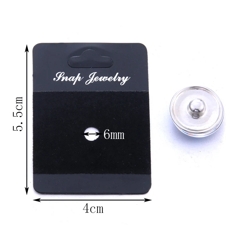 Top Trends: 2022 New High Quality Snap Jewelry Display Board Fit 18mm Snap Buttons Jewelry Black Flannel PVC Snap Display Holder Shoppable Styles - Image 5