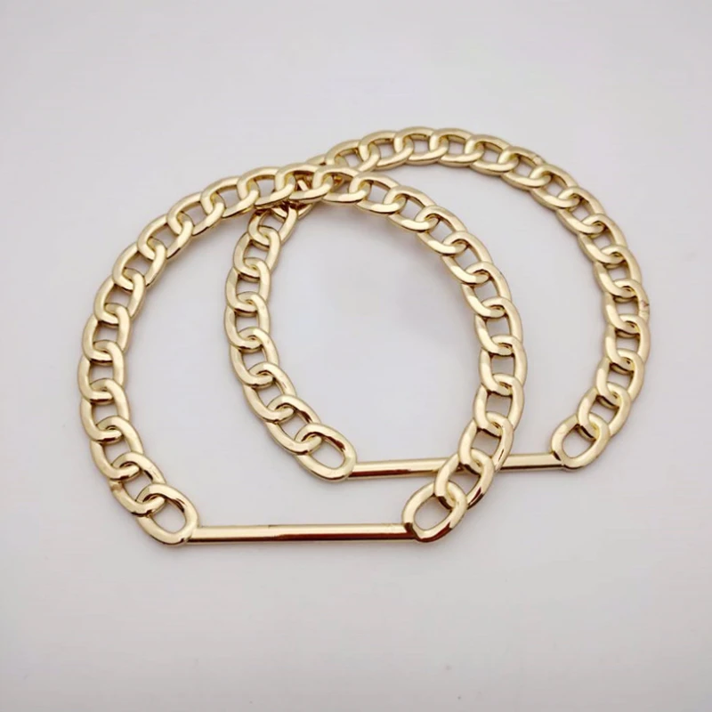 Top Trends: Golden Vintage Bag Chain Handle Women Bag Straps Handbag Chain Fashion Woman Bag Accessory Detachable Parts Replacement Handle Shoppable Styles