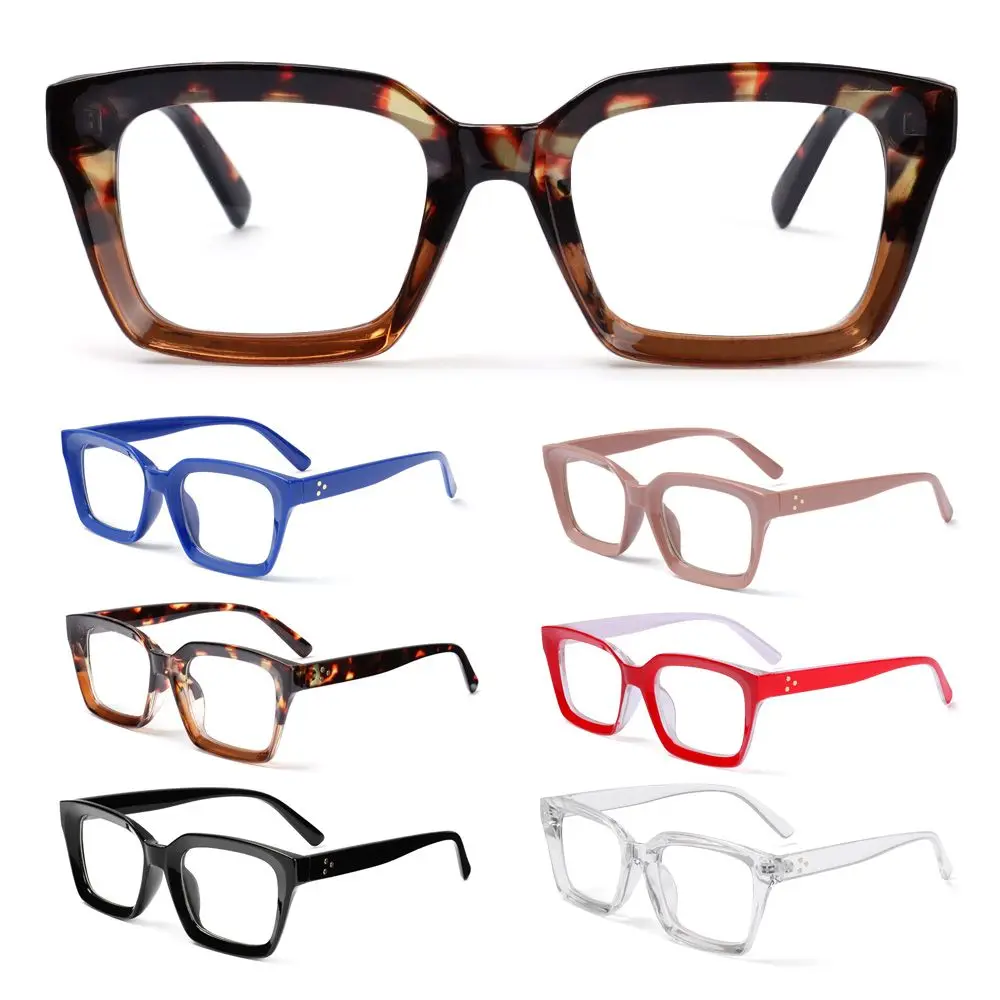 Top Trends: Men Women Fashion Oversized Square Reading Glasses Large Frame Presbyopia Eyeglasses Diopter + 1.0~+ 3.0 Shoppable Styles