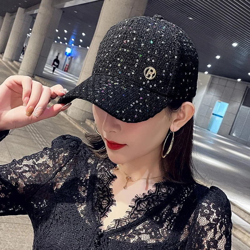 Top Trends: 2021 New Ladies Baseball Cap Tide Brand Autumn And Winter Korean Version Of The INS Visor Net Red Hot Style Fashionable Wild Hat Shoppable Styles