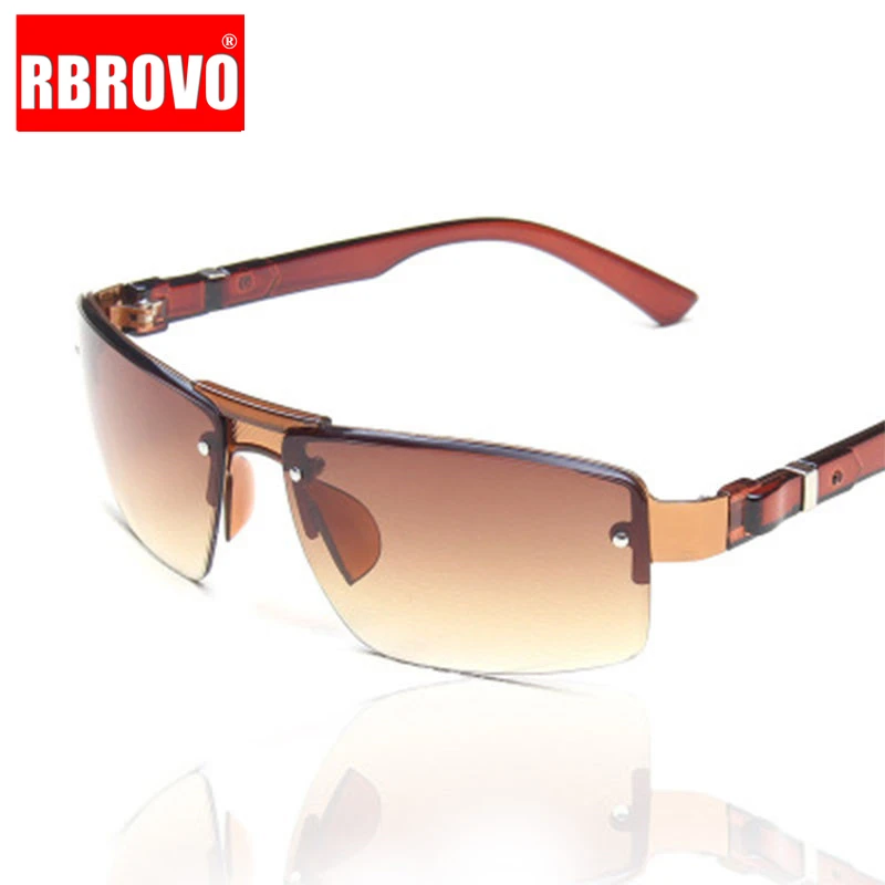 Top Trends: RBROVO 2023 Metal Sunglasses Man Classic Sun Glasses Vintage Brand Designer Outdoor Driving Glasses Lunette De Soleil Femme Shoppable Styles