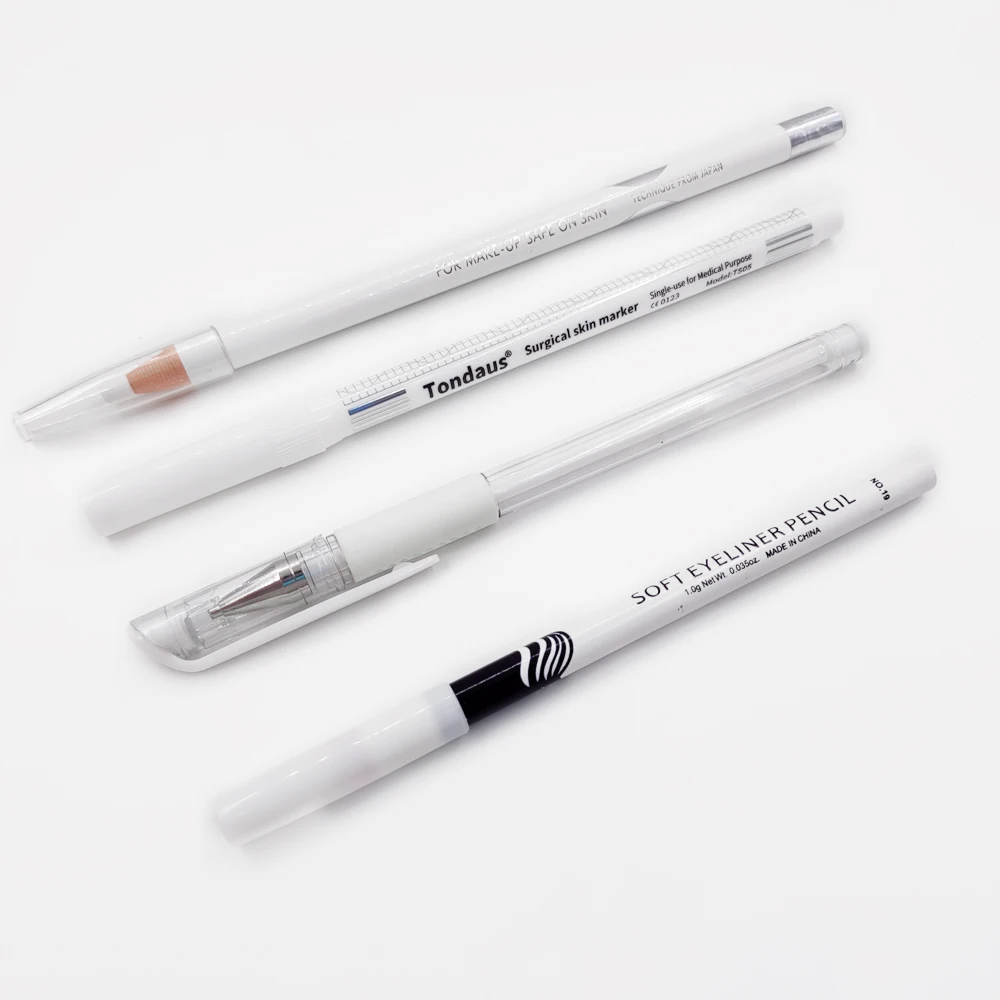 Top Trends: New White Surgical Eyebrow Tattoo Skin Marker Pen Tools Soft Eyeliner Pencil Microblading Accessories Permanent Makeup Supplier Shoppable Styles