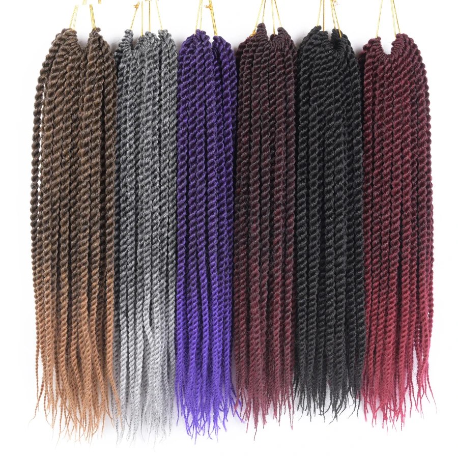 Top Trends: TOMO Senegalese Twist Hair Extensions 14 18 22 Inch Low Temperature Fiber Crochet Braids Ombre Synthetic Braiding Hair Shoppable Styles