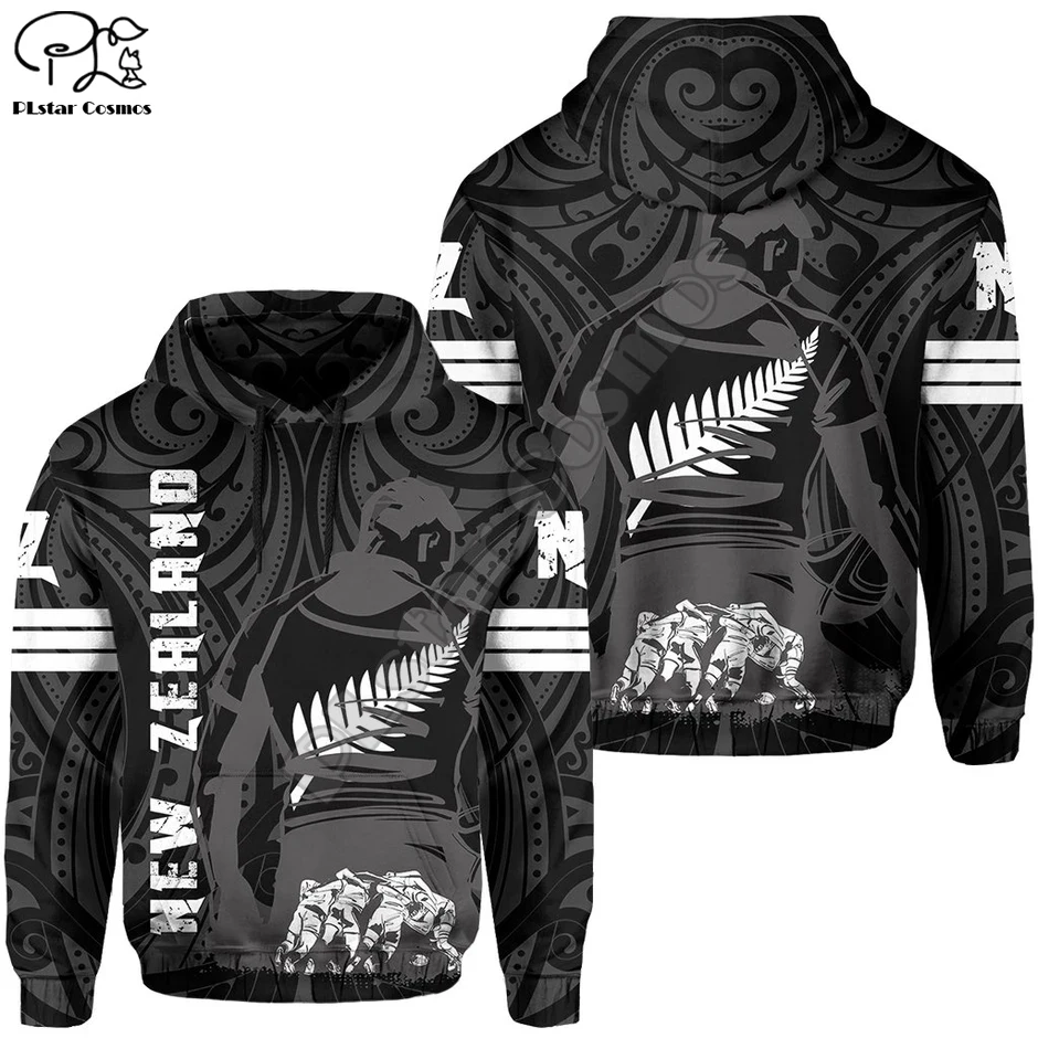 Top Trends: PLstar Cosmos New Zealand Country Maori Aotearoa Tribe Tattoo Symbol 3Dprint Men / Women NewFashion Harajuku Hoodies Pullover B-7 Shoppable Styles